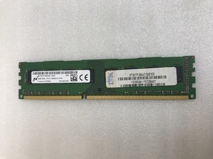 MICRON PC3L-10600U 8GB DDR3L 1333 8GB デスクトップ用 メモリ 240ピン ECC DDR3L 10600U 8GB DESKTOP RAM