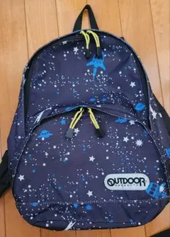 美品　outdoor  キッズ　リュック　宇宙柄