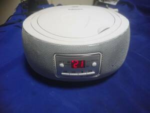 オーム電機　AM/FMラジオ　CDプレーヤー　RCD-970K-W