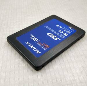 【中古パーツ】ADATA 2.5 SATA SSD 60GB 1台　正常(100%)　ADATA SSD S511 ■SSD52