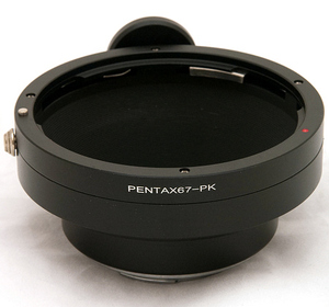ペンタックス67 PENTAX67 レンズ → ペンタックス PENTAX Kマウントアダプター K-1 Mark II K-3 Mark III K-70 KF