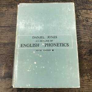 G-8394■AN OUTLINE OF ENGLISH PHONETICS■DANIEL JONES/著■英語書籍 外国語書籍■HEFFER MARUZEN■1960年発行