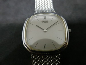 ジェンタデザイン セイコー SEIKO クレドール アシエ CREDOR Acier クォーツ メンズ ウォッチ 腕時計 型式: 87-0761 78-5191 管理No.19231