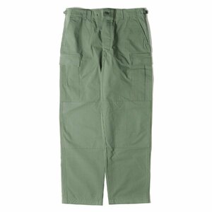 WTAPS ダブルタップス パンツ サイズ:L リップストップ BDU トラウザーズ カーゴ パンツ WMILL-TROUSER 01 オリーブドラブ トラウザー