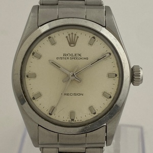 【ジャンク品】 ロレックス ROLEX オイスタースピードキング 手巻き 6430 リベットブレスレット 腕時計 SS 手巻き 【中古】