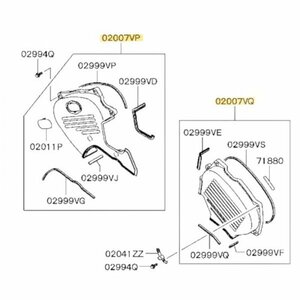 ★新品未使用品★ ミツビシ 純正 パジェロ V65W V75W タイミングベルトカバー 2点セット 1999/06-2006/07 タイベル ケース 三菱