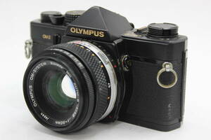 Y1143 オリンパス Olympus OM-2 ブラック OM-System Zuiko MC Auto-S 50mm F1.8 フィルムカメラ ボディレンズセット ジャンク