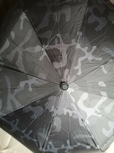 【レア物】wjk　折り畳み　傘　アンブレラ　ブラックカモ柄　未使用に近い　極美品！　完売品！