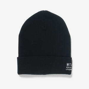 WTAPS BEANIE 02 / BEANIE / CTPL . COOLMAX . FORTLESS BLACK 新品即決 送料無料 国内正規 22aw