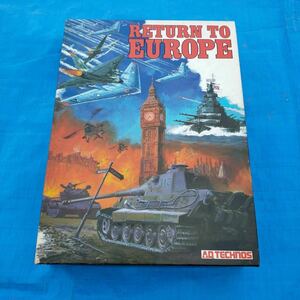 RETURN TO EUROPE リターン トゥ ヨーロッパ アドテクノス 当時物 ボードゲーム ウォーゲーム