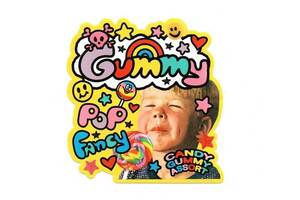 キャンディーグミ柄 アメリカンポップ系 ステッカー Gummy アメリカンキッズ シール 雑貨
