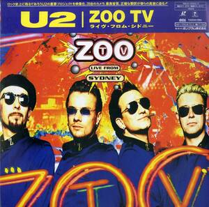 B00178459/LD2枚組/U2「Zoo TV ライヴ・フロム・シドニー」