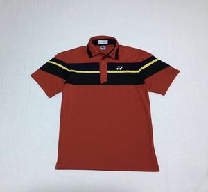 YONEX ヨネックス // VERY COOL 半袖 マーク刺繍 ドライ ポロシャツ (赤) サイズ S