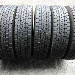 ★極良品★ブリヂストン 23年製 トラック用タイヤ 6本セット 205/80R17.5 BRIDGESTONE ECOPIA Ｍ812 ［66］