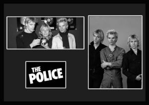 10種類!The Police/ポリス/スティング/Sting/ROCK/ロックバンドグループ/証明書付きフレーム/BW(2-3W)