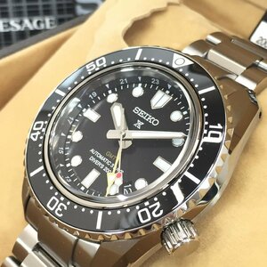 5160-60【 SEIKO 】 未使用級 プロスペックス PROSPEX 6R54-00D0 SBEJ011 ダイバーズ メカニカル 自動巻 GMT ブラック 保証付き