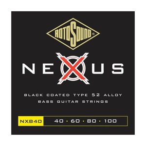 ロトサウンド ベース弦 2セット NXB40 Nexus Bass Medium Black Coated Type 52 Alloy 40-100 エレキベース弦×2セット ROTOSOUND