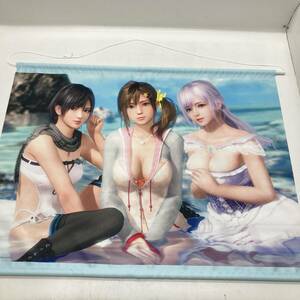 【1円～】デッドオアアライブ DEAD OR ALIVE Xtreme Venus Vacation B2タペストリー なぎさ みさき フィオナ【中古品】