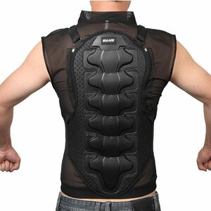 ボディプロテクター 防護服 オートバイ バイク スキー 背骨胸部 ボディーアーマー 保護ガード 男女兼用 サイズ選択可