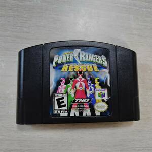 ●海外版　N64　Power Rangers　Lightspeed Rescue　パワーレンジャー　ライトスピード　レスキュー　　何本でも同梱可能●