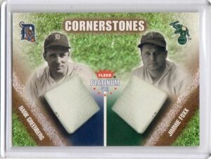 ●ハンク・グリーンバーグ　カード　Vol.7　2002FLEER PLATINUM CORNERSTONES NUMBERED #14　500枚限定　ジミー・フォックス　殿堂入り