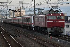 【鉄道写真】EF81 139牽引　209系500番台 ケヨ34編成 AT入場配給　＠南流山　L版　(商品番号137)