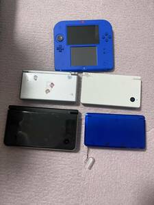 ●ニンテンドー 5台セット(3DS 1台/DS LL 1台/2DS 1台／ＤＳ2台)● ジャンク