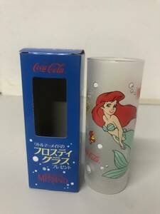 Coca Cola コカコーラ　ディズニー　コラボ　ノベルティ　グラス　リトルマーメード　フロスティグラス　1個