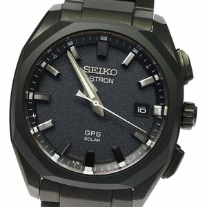 セイコー SEIKO SBXD009/3X22-0AD0 アストロン オリジン GPS デイト ソーラー電波 メンズ 極美品 箱・保証書付き_797212