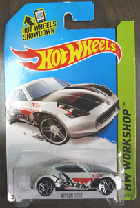 HW ホットウィール Hot Wheels / NISSAN 370Z / GReddy / White / 日産 フェアレディ / カーボン ボンネット