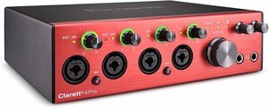 Focusrite フォーカスライト Clarett + 4Pre 18in/8out USBオーディオ・インターフェース