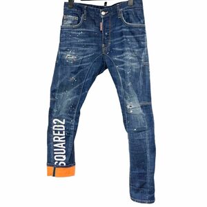 【中古】 DSQUARED２ ディースクエアード S74LB1240 S30342 春夏2020 ダメージ デニム パンツ 23037463 YM