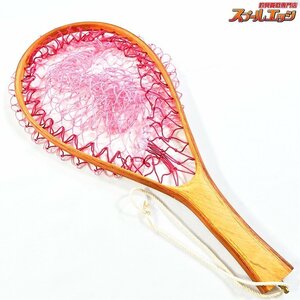 ★☆【ハンドメイド】 渓流用ストレートランディングネット タモ網 全長40.3cm 内径15.5cm x 26cm 自重85.3g★☆e04332