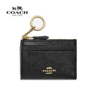 COACH コーチ コインケース 小銭入れ カード パスケース 定期入れ 黒 ブラック 新品未使用品 プレゼント ギフト