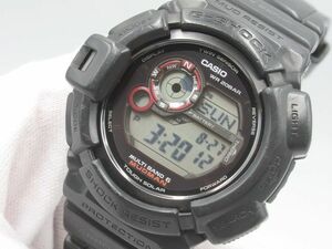 ☆CASIO カシオ G-SHOCK ジーショック MASTER OF G-LAND MUDMAN マッドマン GW-9300-1JF タフソーラー ラバーブレス 中古 現状稼働品☆