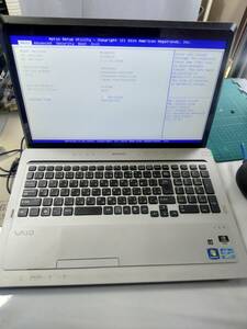 ★中古品 BIOS確認 SONY ソニー VAIO VPCF24AJ Intel Core i7(2640M)-2.8GHz/8GB 16.4インチ タブレットPC★152