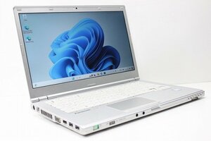 1円スタート ノートパソコン Windows11 Panasonic レッツノート CF-LX6 第7世代 Core i5 SSD256GB メモリ8GB Windows10 14インチ カメラ