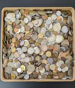 S4109 古美術 古銭 硬貨 硬幣 貨幣 外国銭 世界コイン 大量まとめ 総重量約 5.6kg アンティーク