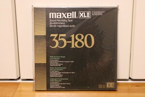 【新品未使用】Maxell XLII 35-180(N) 10号 EEポジション メタルリール オープンリール マクセル
