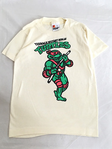 キッズ 古着 90s USA製 ミュータント タートルズ キャラクター Tシャツ 6歳位 古着