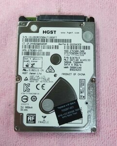 HGST 2.5インチ HDD500GB 厚さ7mm 使用時間4574H