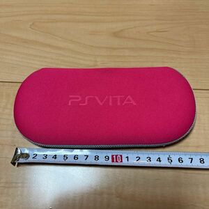 ★送料140円★ソニー純正品★PS Vita★キャリングケース★ソフトケース★収納ケース★格納ポーチ★PCHJ-15024★ピンク★使用に伴うシミあり