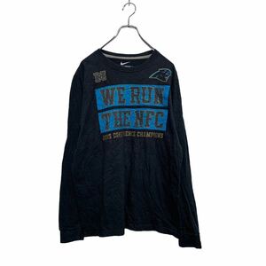 NIKE 長袖 プリントTシャツ M ブラック ナイキ NFC 2015 ロンT ロングTシャツ 古着卸 アメリカ仕入 a603-5204