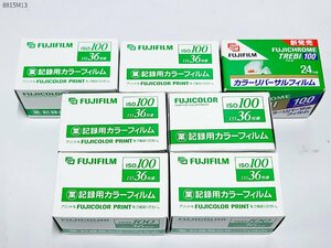 ★未使用 FUJIFILM 富士フィルム 業務用 記録用カラーフィルム ISO100 135 36枚撮り TRABI 100 24枚撮り 計7本 期限切れフィルム 8815M13-1