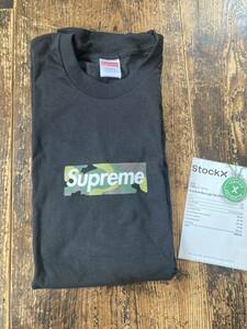 新品 SUPREME 「Box Logo Tee」Black L 23fw カモフラージュ 正規品 シュプリーム ボックスロゴ