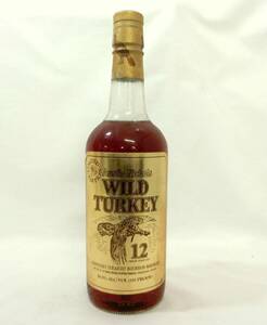 1000円スタート 酒 BOURBON WHISKEY WILD TURKEY 12年 LIMITED EDITION 750ml 50.5％ ワイルドターキー 未開栓 4 酒H511
