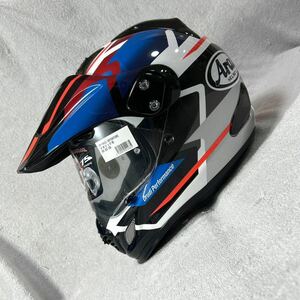 ★ Arai TOUR CROSS 3 DEPARTURE 59-60cm Lサイズ アライ ツアークロス3 ヘルメット オフロード メタリック青 新品 23年製 A60312-3