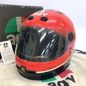 AGV KENNY ROBERT ORIG KR-2001 ビンテージヘルメット ケニーロバーツ 1980年代 当時物 稀少 レトロ Sサイズ レッド バイク用品 N18219H●