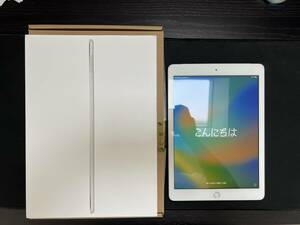 【美品】Apple iPad (第5世代) 128GB シルバー Wi-Fi + Cellularモデル