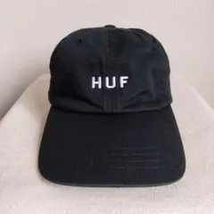 美品☆HUF ハフ キャップ 帽子 黒